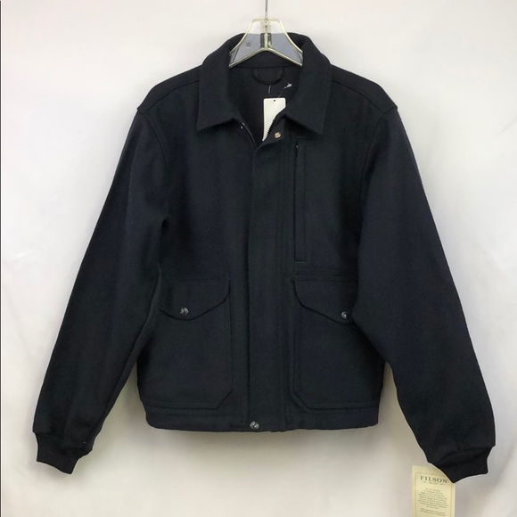 filson wool bomber jacket